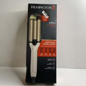 Remington Pro Pure Precision Adjustable Waver 4-in-1 Hair Styling Tool Deep Wave